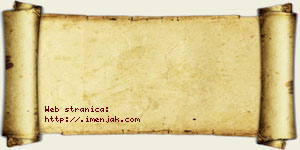 Jakov Ranđelović vizit kartica